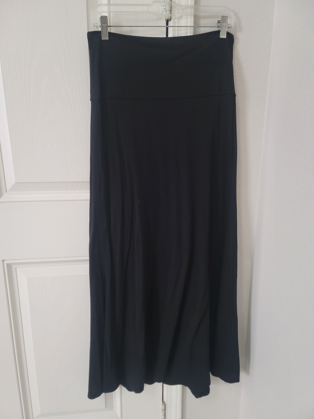 Mossimo Supply Co. Black Fold-Over Waist Maxi Skirt Or Tube Top Dress